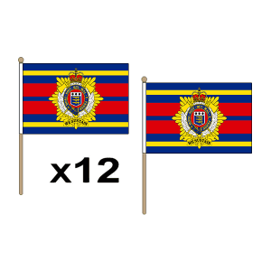 Royal Logistic Corps Hand Flags (12 Pack)