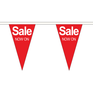 Sale Now On Triangle Bunting