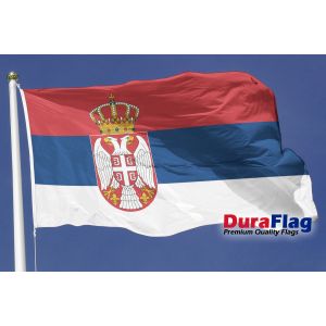 Serbia Crest Duraflag Premium Quality Flag