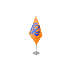 Sikh Satin Table Flag (Flag only)