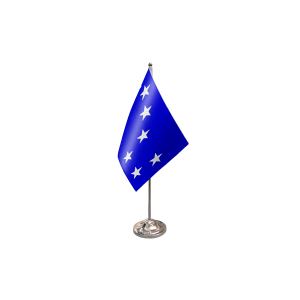 Starry Plough Royal Blue Satin Table Flag (Flag only)