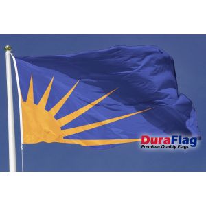 Sunburst Blue/Orange Duraflag Premium Quality Flag