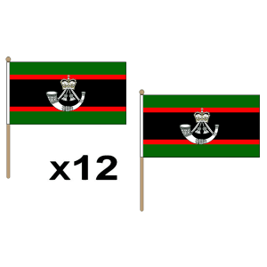 The Rifles Hand Flags (12 Pack)