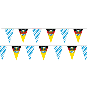 Oktoberfest and Bavaria Alternating Triangle Bunting