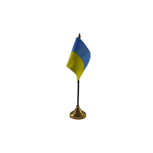 Ukraine Small Table Flags (12 Pack)