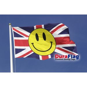 Union Jack Smiley Face Duraflag Premium Quality Flag