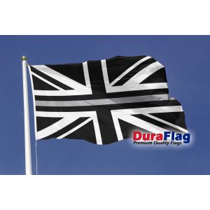 Union Jack Thin Grey Line Duraflag Premium Quality Flag