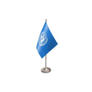 United Nations Satin Table Flag (Flag only)