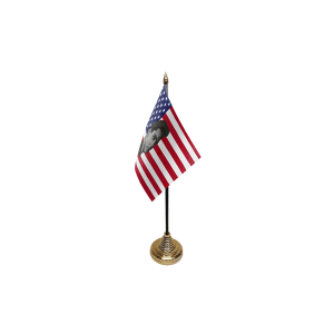 USA Elvis Small Table Flags (12 Pack)