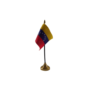Venezuela 8 Stars Small Table Flags (12 Pack)