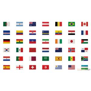 World Cup 2026 Flag Pack - 18x12 in (All 48 Teams)