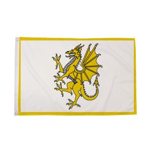 Welsh Gold Dragon Flag
