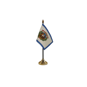 West Virginia Small Table Flags (12 Pack)