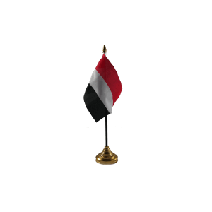Yemen Small Table Flags (12 Pack)