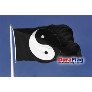 Yin Yang (Black) Duraflag Premium Quality Flag