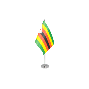 Zimbabwe Satin Table Flag (Flag only)