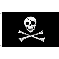 Skull and Crossbones NYLON Flag